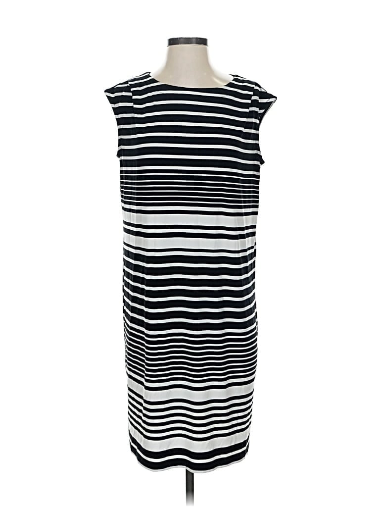 Pre-owned Ann Taylor Loft Outlet Casual Dress In Black