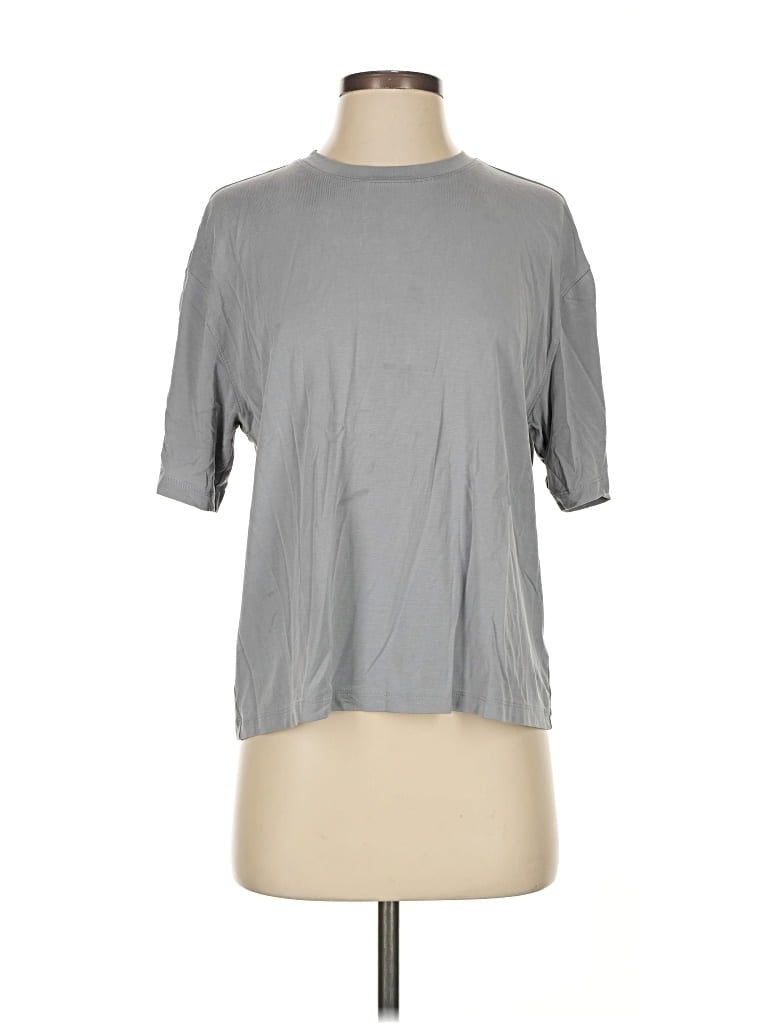 Pre-owned Abercrombie & Fitch Short Sleeve T-shirt In Gray