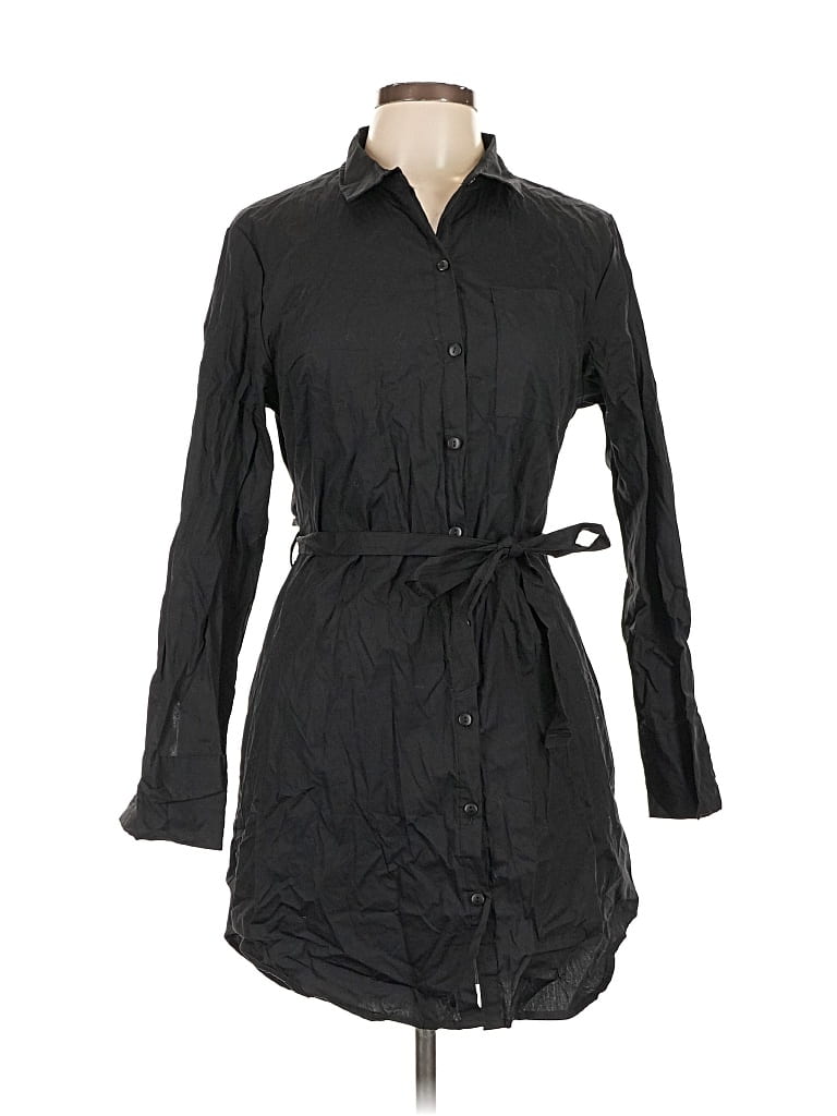 Pre-owned Fashion Nova Casual Dress In Black