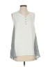 Weekend 100% Polyester Silver Sleeveless Blouse Size S - photo 1