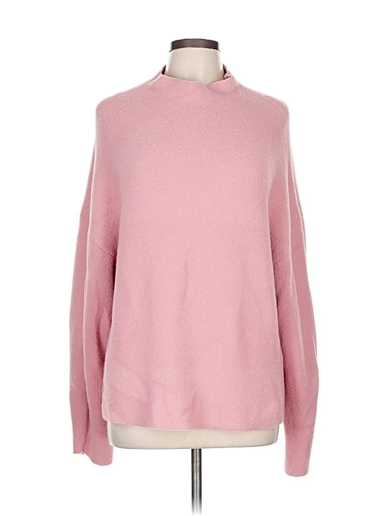 Pre-owned Express Turtleneck Sweater In Pink