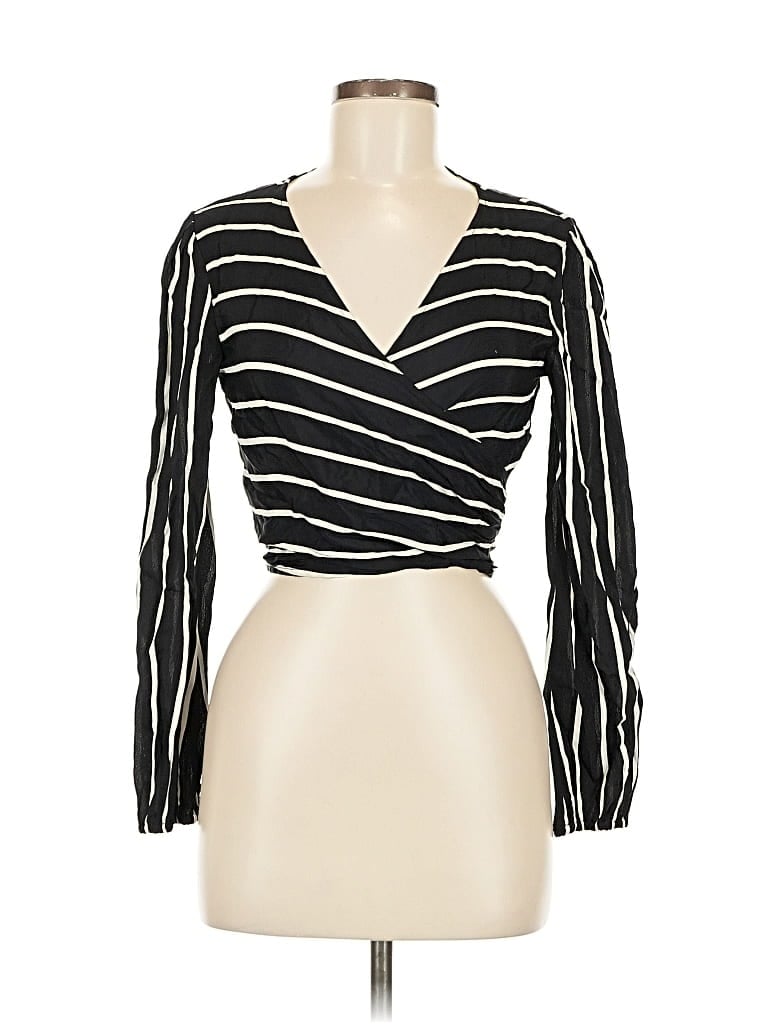 Flynn Skye Long Sleeve Blouse In Black