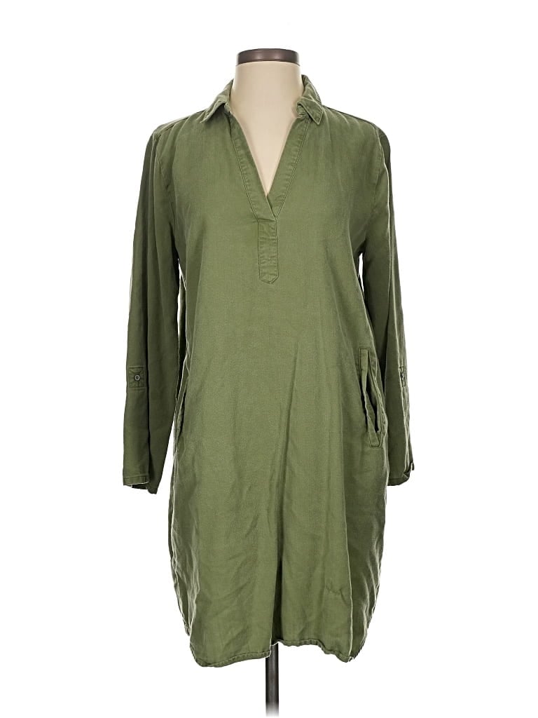 Pre-owned Ann Taylor Loft Outlet Casual Dress In Green