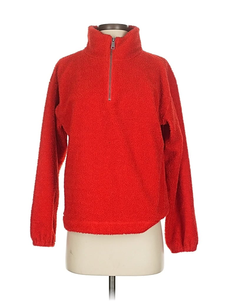 Pre-owned Ann Taylor Loft Pullover Sweater In Red