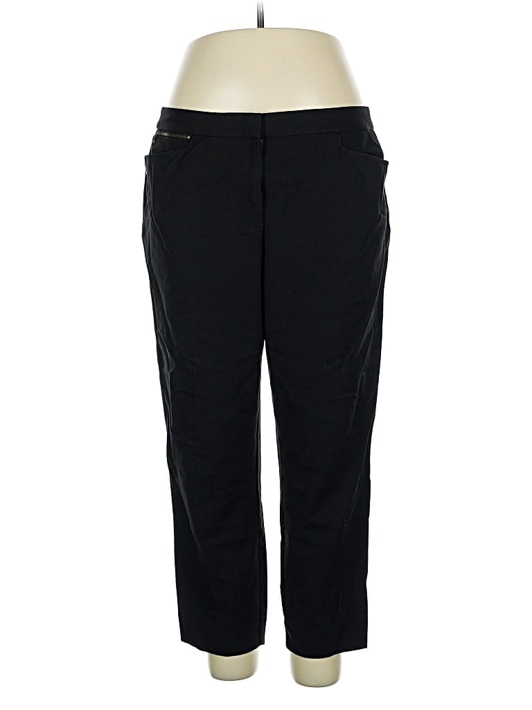 Pre-owned Jones New York Signature Active Pants In Black