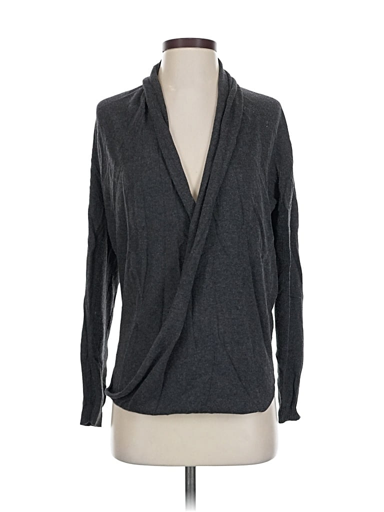 MAX STUDIO Pre-owned Cardigan Sweater In Gray