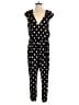 Corey Lynn Calter 100% Viscose Polka Dots Black Jumpsuit Size XS - photo 1