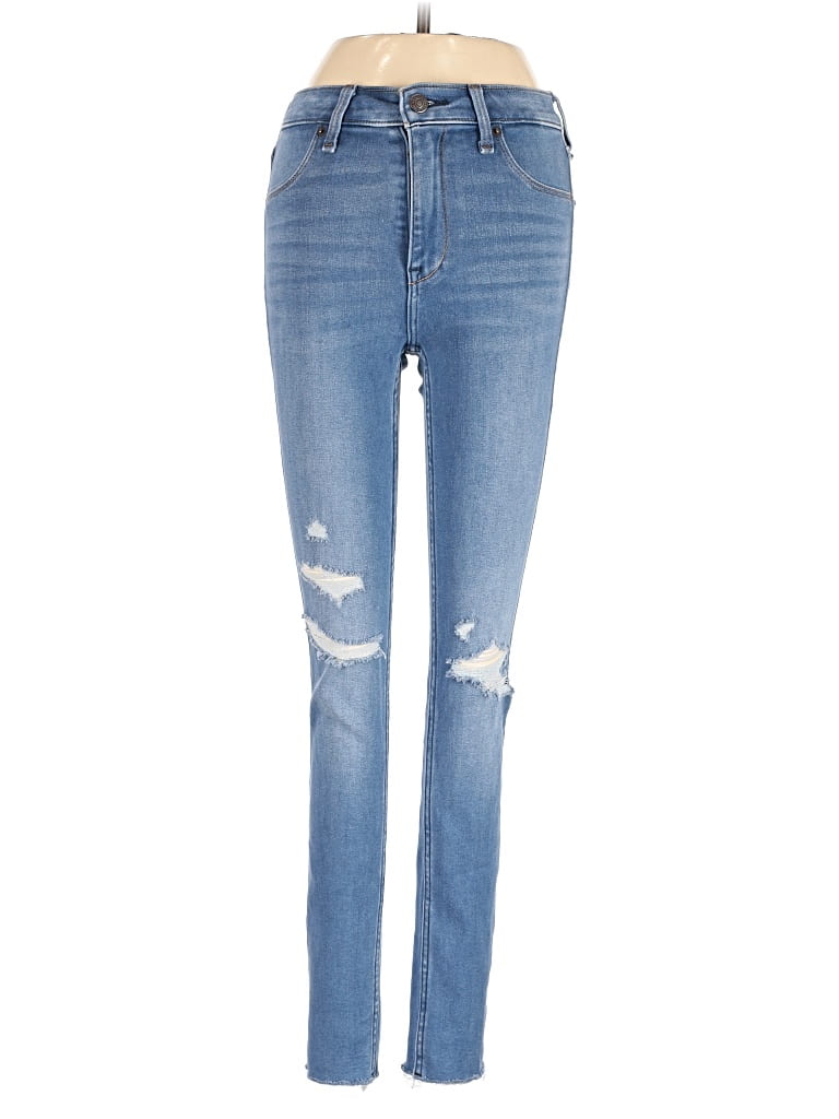 Pre-owned Abercrombie & Fitch Jeans In Blue