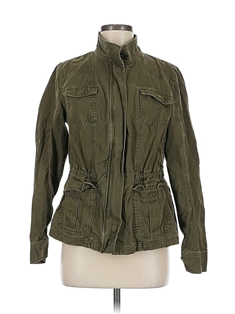 Pre-owned Merona Jacket In Green