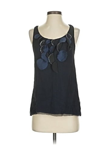 7 For All Mankind Sleeveless Silk Top (view 1)