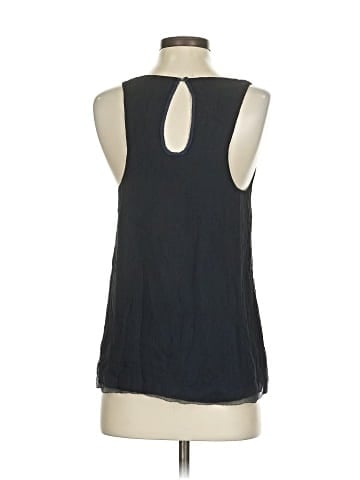 7 For All Mankind Sleeveless Silk Top (view 2)