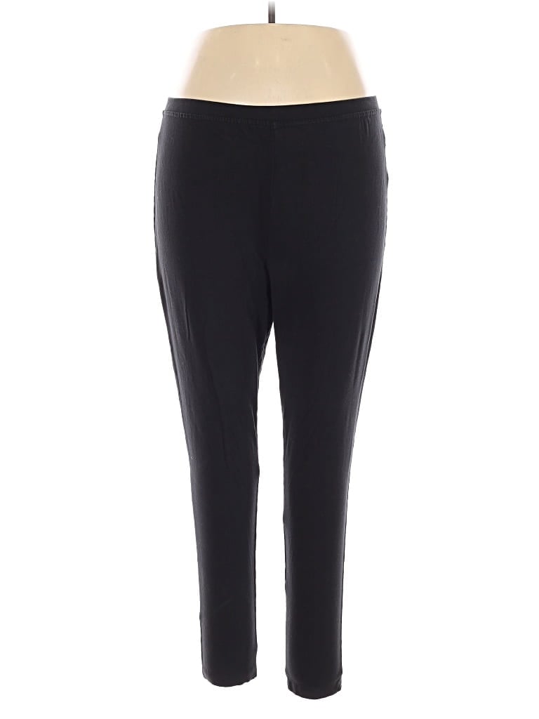 WOMAN WITHIN Pre-owned Active Pants In Black