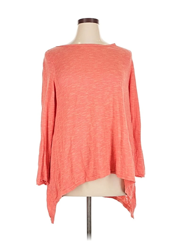 EILEEN FISHER Pre-owned 3/4 Sleeve T-shirt In Orange