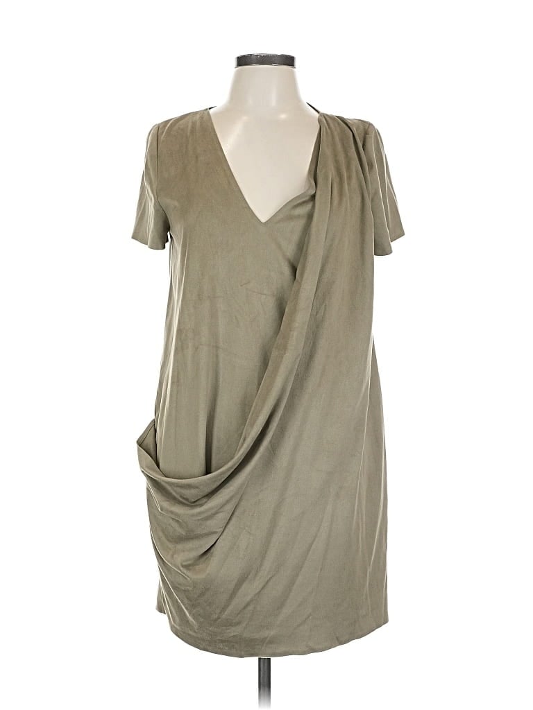 Pre-owned Trafaluc By Zara Casual Dress In Green