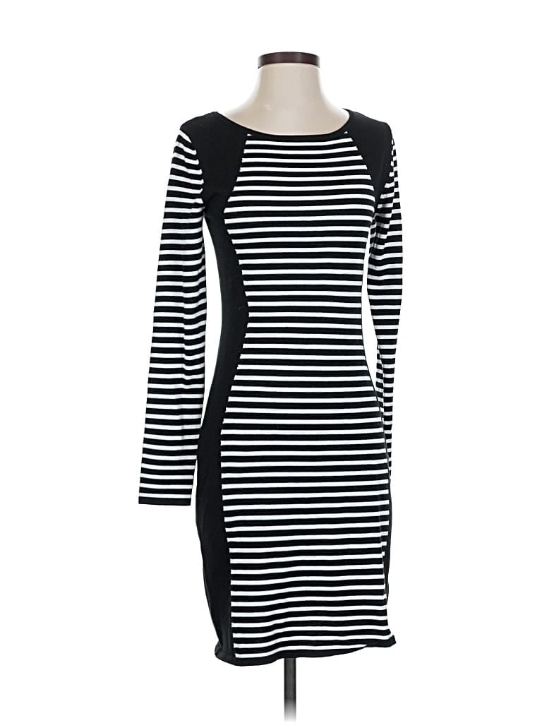 Pre-owned Allison Brittney Casual Dress In Black