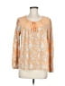 MELLODAY Orange Long Sleeve Blouse Size M - photo 1