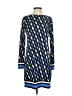 MICHAEL Michael Kors Graphic Blue Casual Dress Size S - photo 1