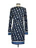 MICHAEL Michael Kors Graphic Blue Casual Dress Size S - photo 2