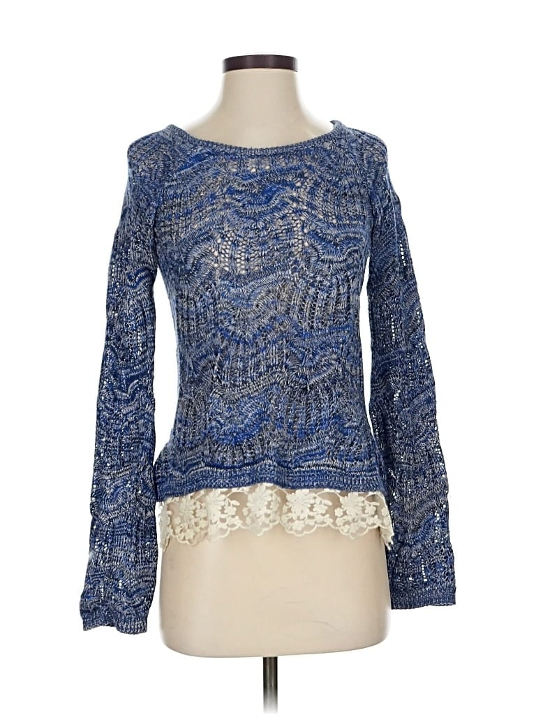 Pre-owned Inc International Concepts Pullover Sweater In Blue