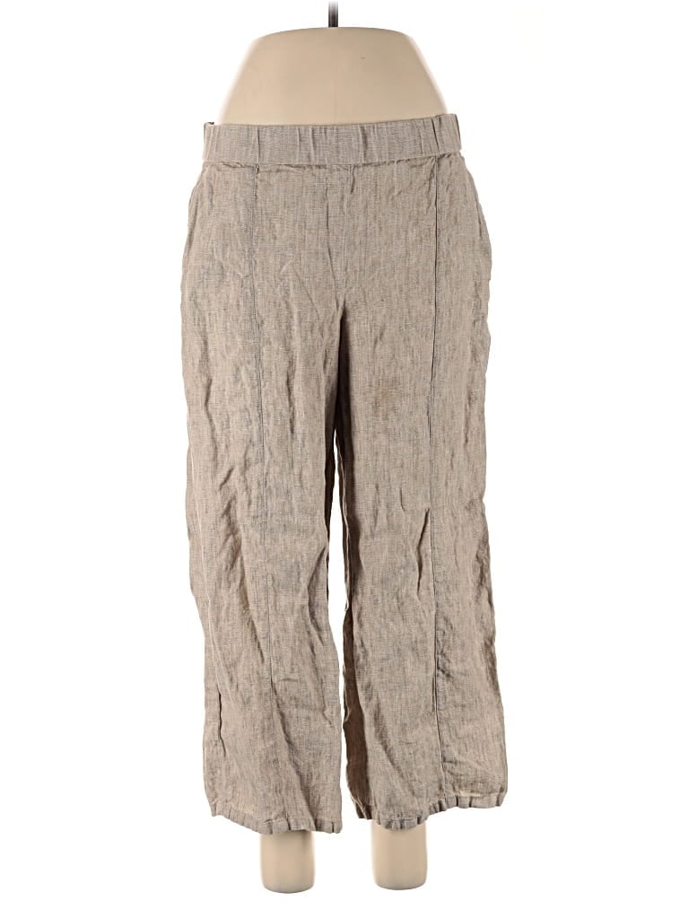 Pre-owned Eileen Fisher Casual Pants In Brown