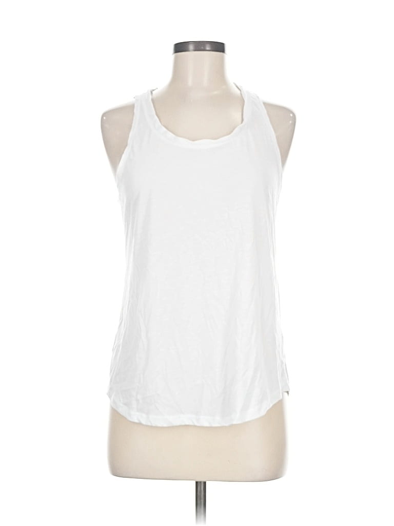 NIKE Pre-owned Tank Top White Halter Neckline Tops