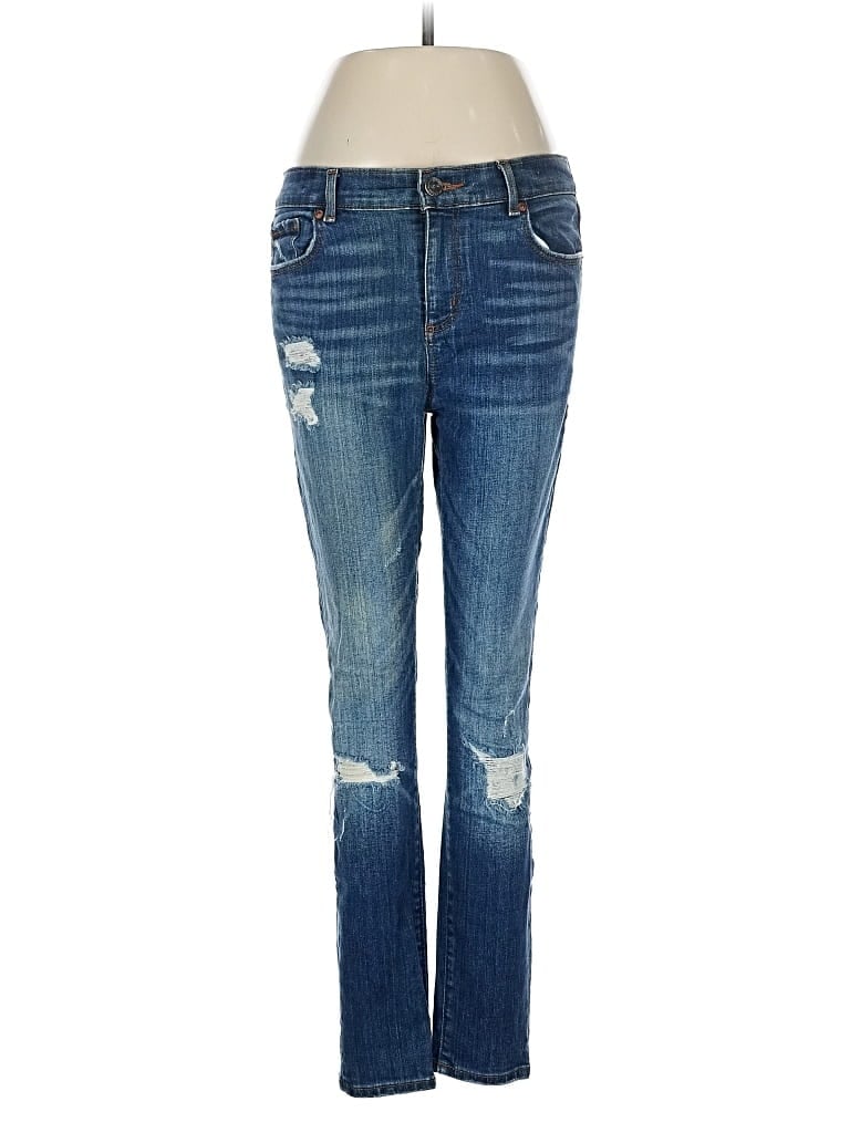 Pre-owned Ann Taylor Loft Jeans In Blue