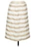 Worth New York Stripes Ivory Casual Skirt Size 6 - photo 1