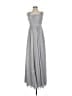 Weddington Way 100% Polyester Gray Cocktail Dress Size 4 - photo 1