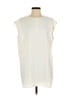 Uniqlo 100% Polyester Ivory Sleeveless Blouse Size S - photo 1