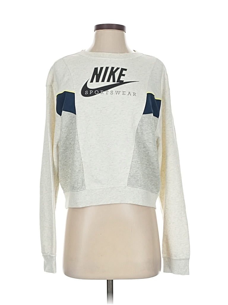 NIKE Pre-owned Sweatshirt In Silver