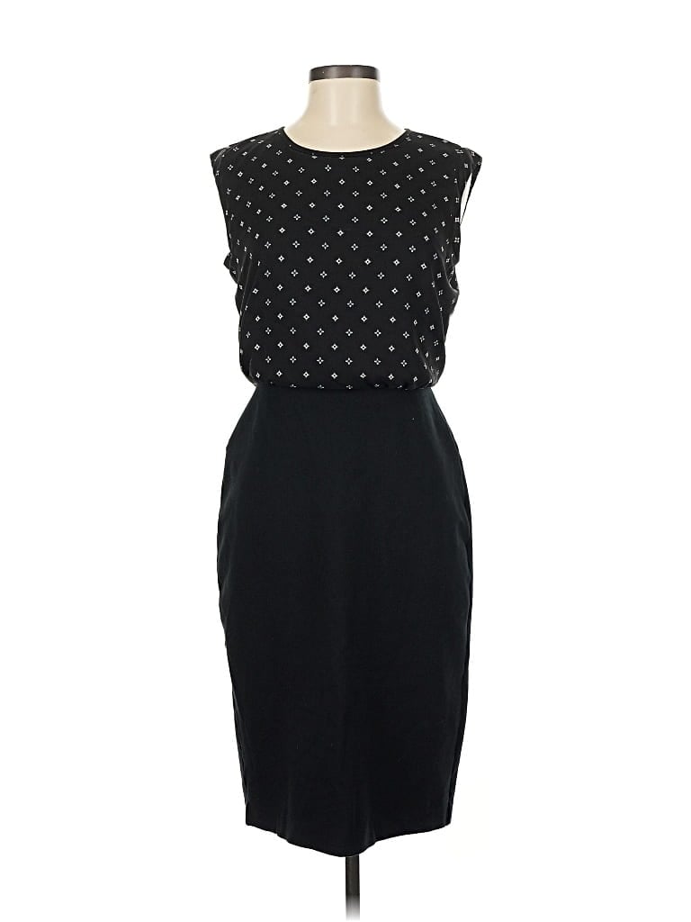 Pre-owned Ann Taylor Loft Cocktail Dress In Black