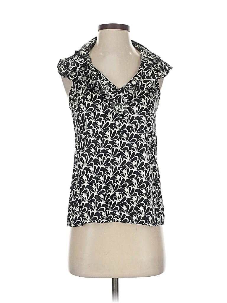 Pre-owned Express Sleeveless Silk Top Black Cowl Neck Tops