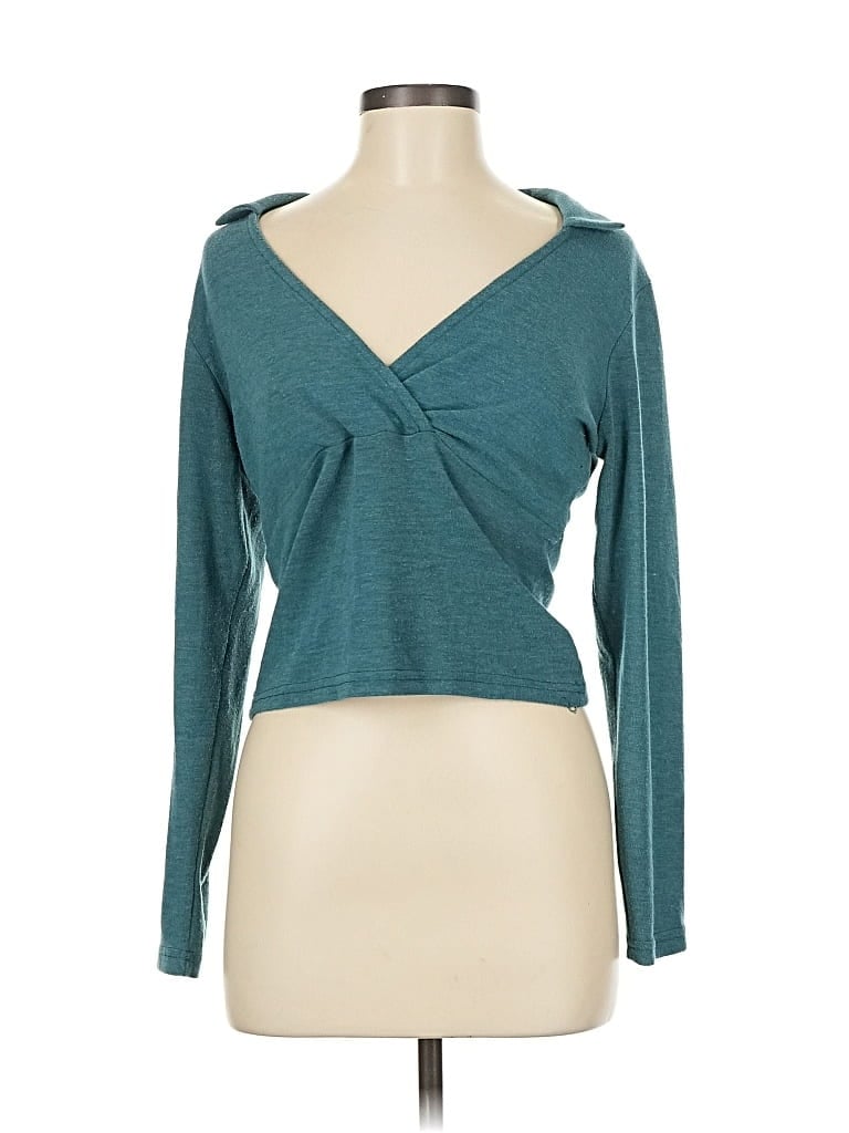 Pre-owned Assorted Brands Cardigan Sweater In Blue