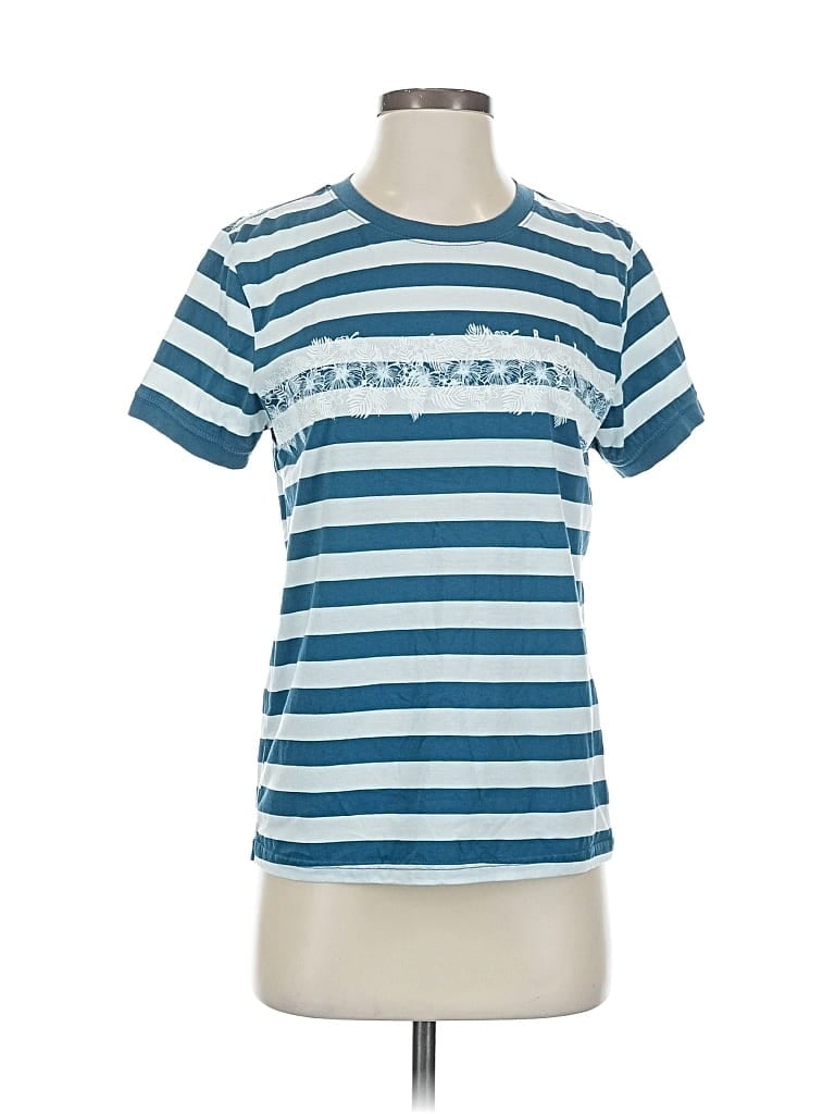 Pre-owned Roxy Short Sleeve T-shirt In Blue