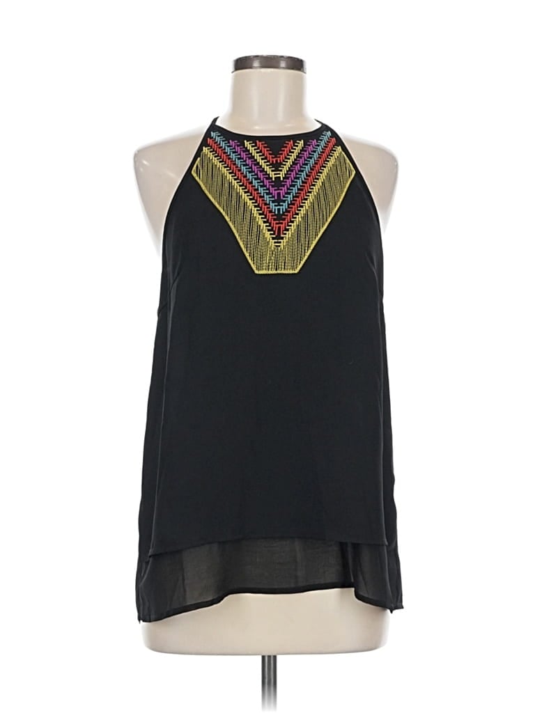 THML Pre-owned Sleeveless Blouse In Black