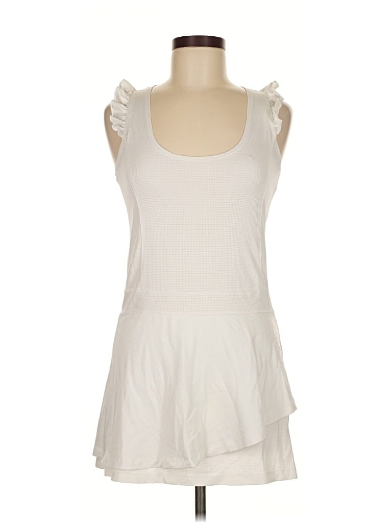 Pre-owned Lija Casual Dress In White