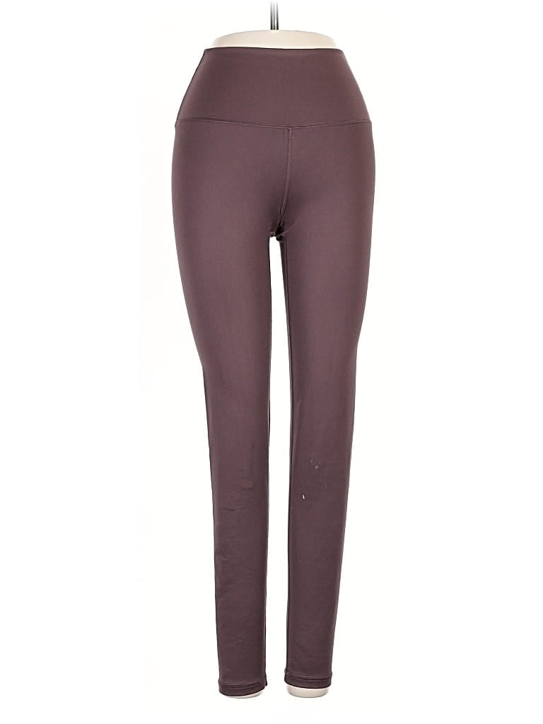 Pre-owned Aerie Active Pants In Purple