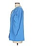 Nanette Lepore 100% Polyester Blue 3/4 Sleeve Blouse Size M - photo 5