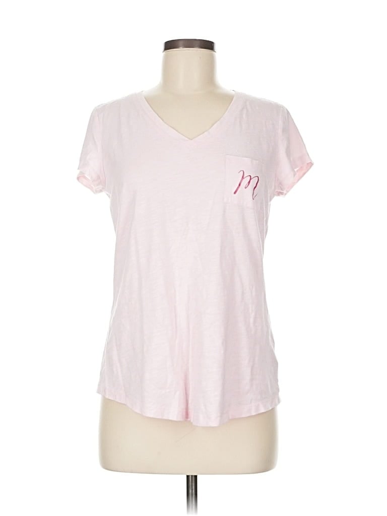 Pre-owned Maison Jules Short Sleeve T-shirt In Pink