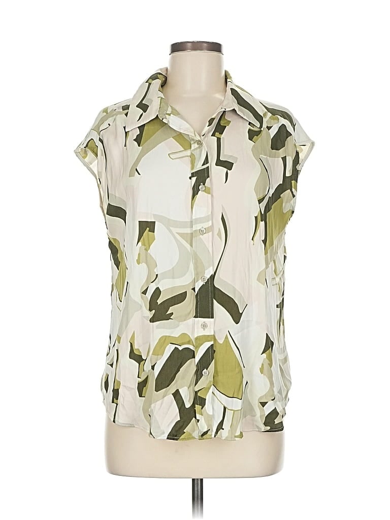 Pre-owned Rachel Rachel Roy Sleeveless Blouse In Green