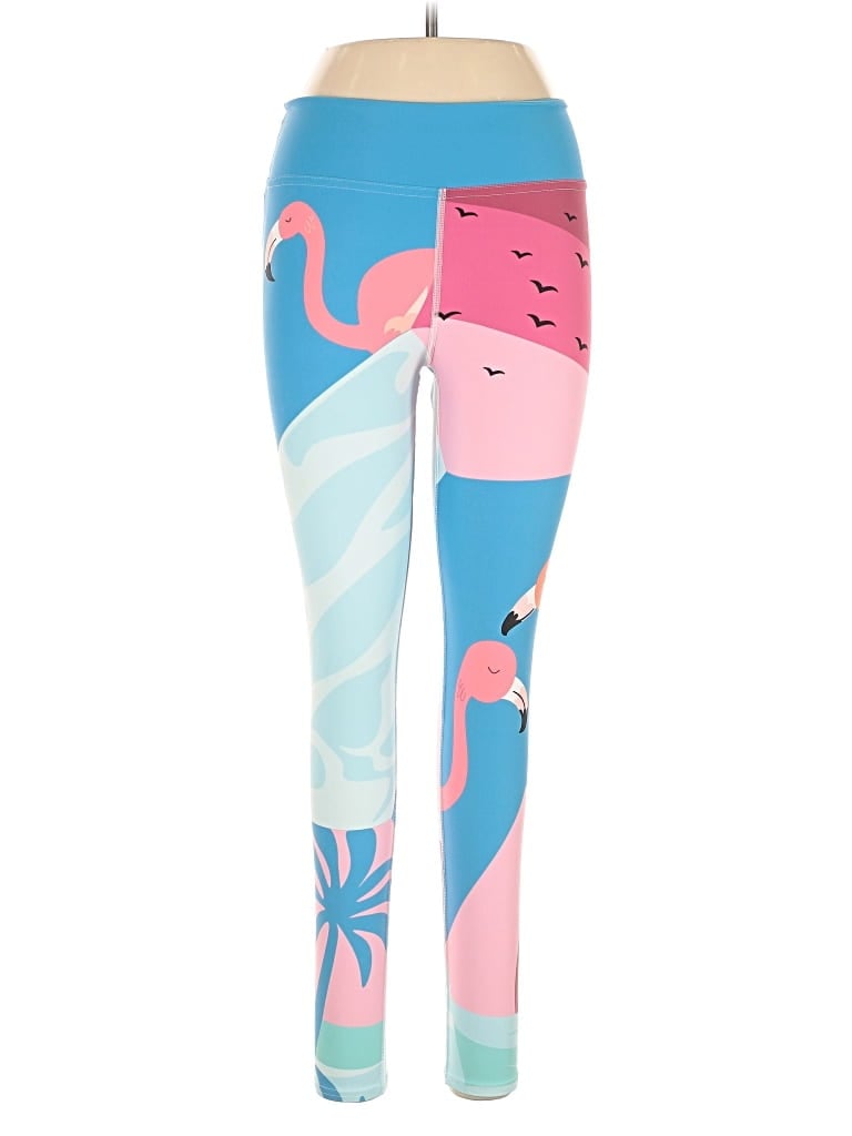 Pre-owned Assorted Brands Leggings In Blue