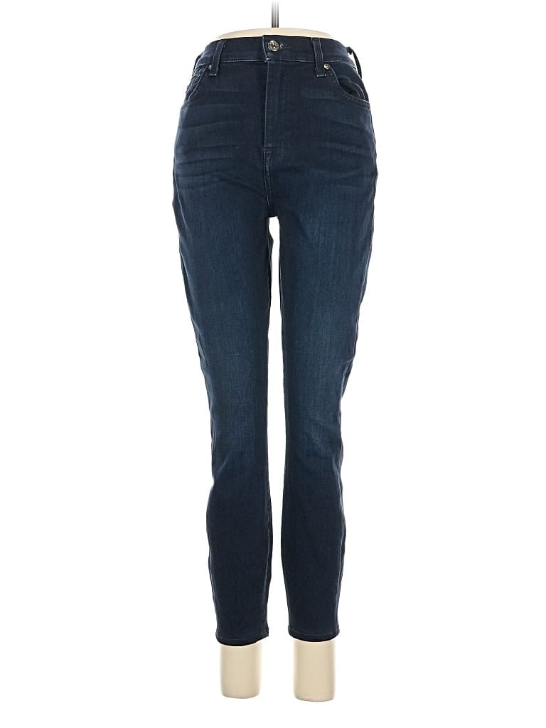 Pre-owned 7 For All Mankind Jeans In Blue