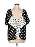Unbranded Polka Dots Black Short Sleeve Blouse Size LgEstimated - photo 1