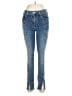 Express Hearts Blue Jeans Size 6 - photo 1