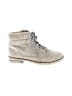 Crown Vintage Gray Tan Ankle Boots Size 4 - photo 1