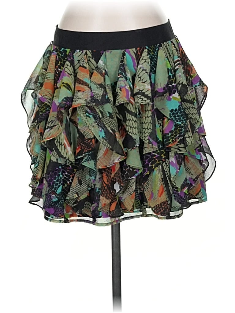 Pre-owned Body By Victoria Casual Skirt In Green