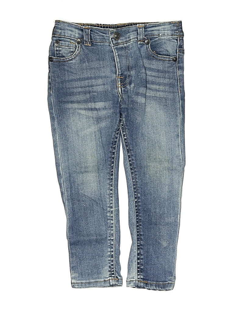 Pre-owned 7 For All Mankind Kids' Jeans In Blue