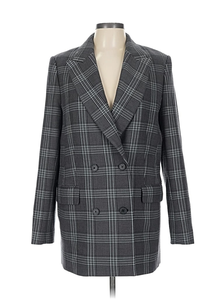 Pre-owned Wilfred Blazer Jacket In Gray