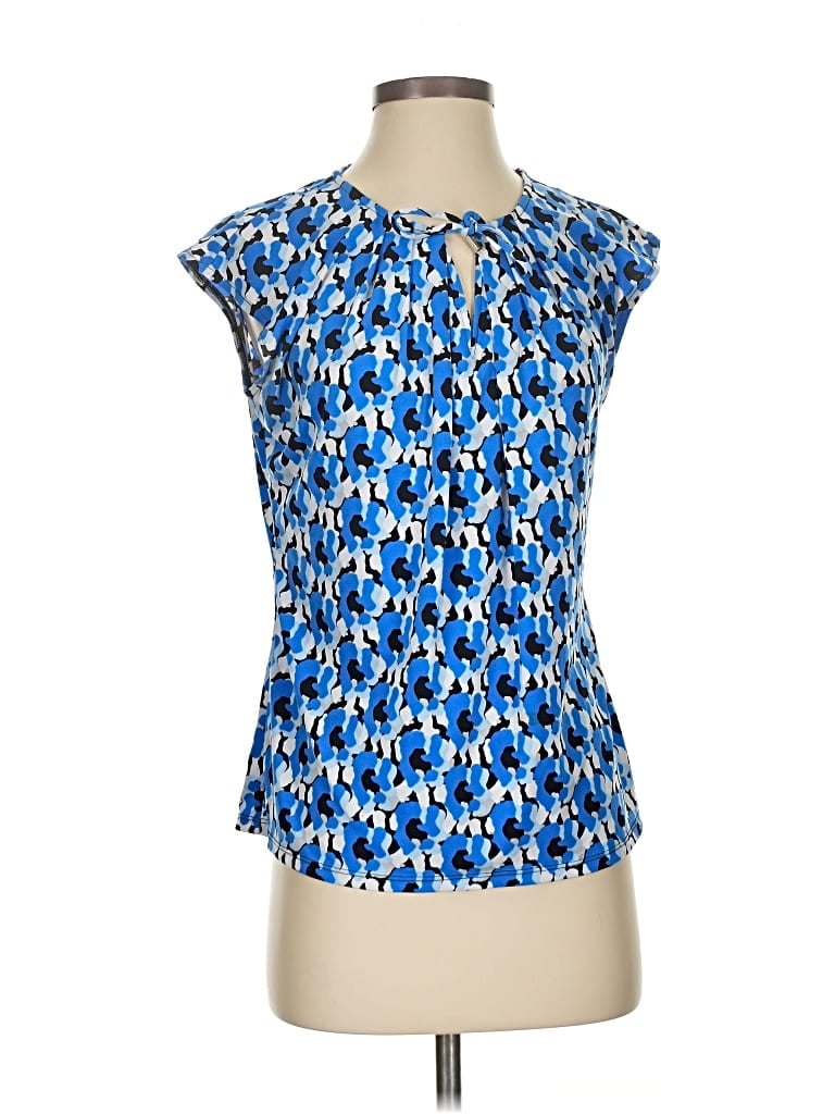 LIZ CLAIBORNE Pre-owned Sleeveless Blouse In Blue