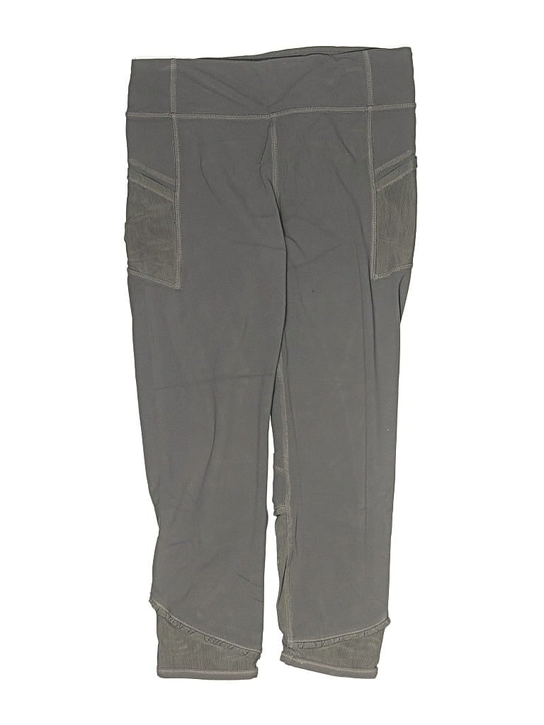 Pre-owned Athleta Girl Kids' Cargo Pants In Gray